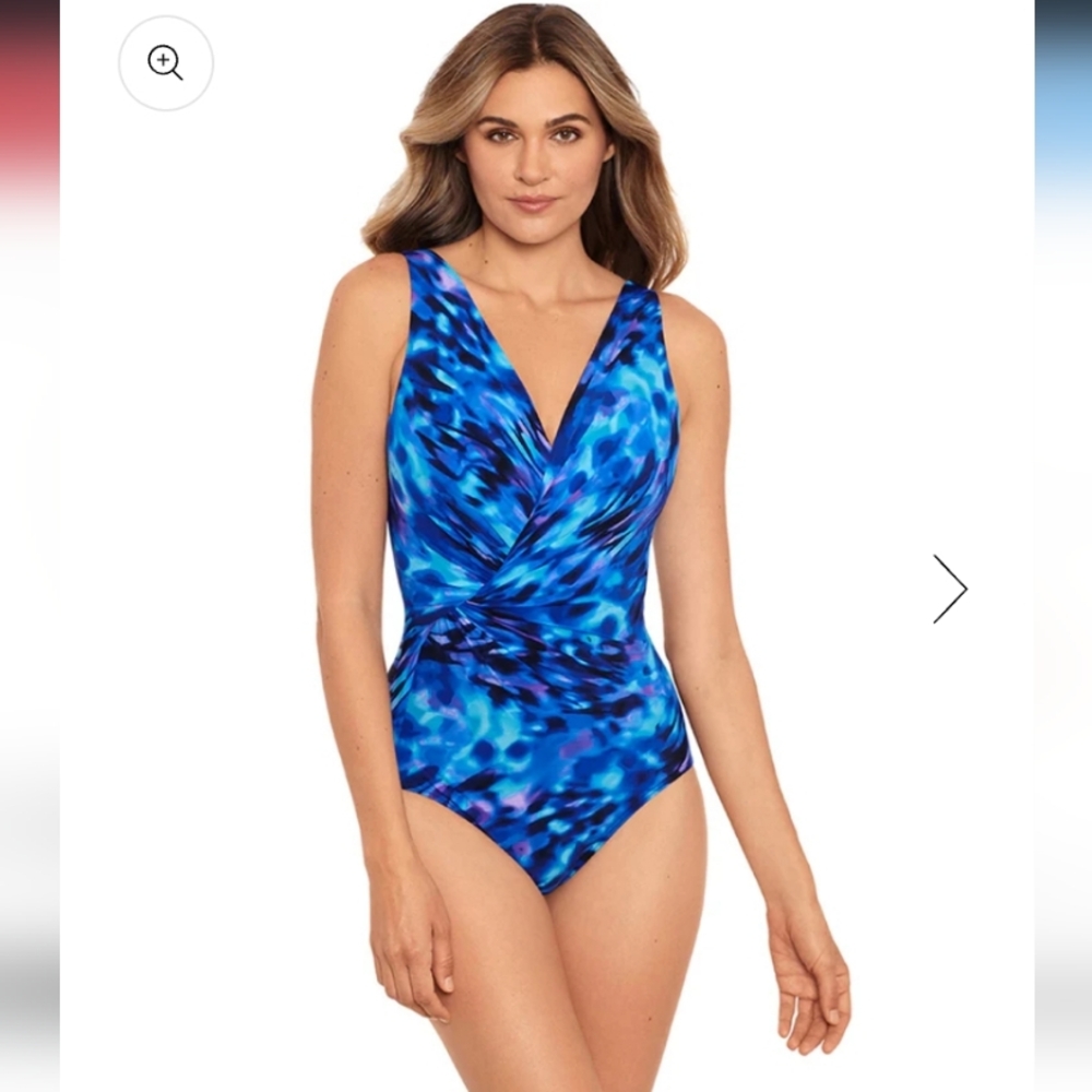 Miraclesuit Cloud Leopard Esmerelda Underwire One Piece Swimsuit